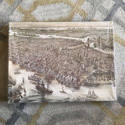 Bird's Eye View Of New York Jigsaw Puzzle 1975 551 Pcs Battle Road Press 18"x24"