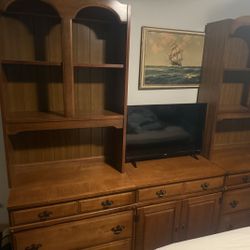 Oak Dresser 5 Piece Set