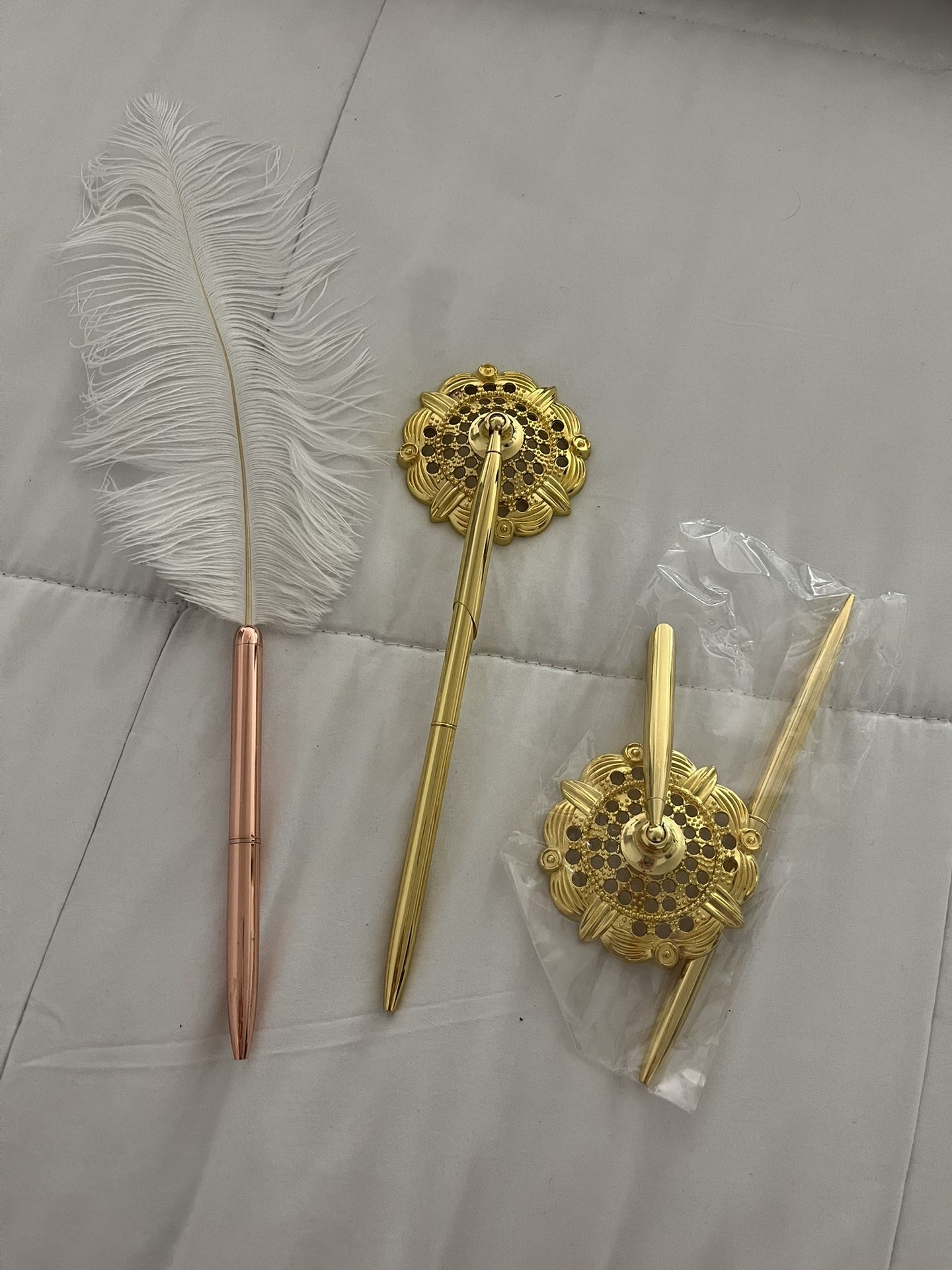 Wedding Pens - Marriage License/Guest book. Brand New 