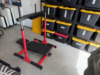 Adjustable Weight Bench with Squat Rack