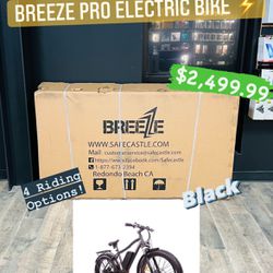 Breeze Pro Electric Bike -4 Riding Options- **BRAND NEW**