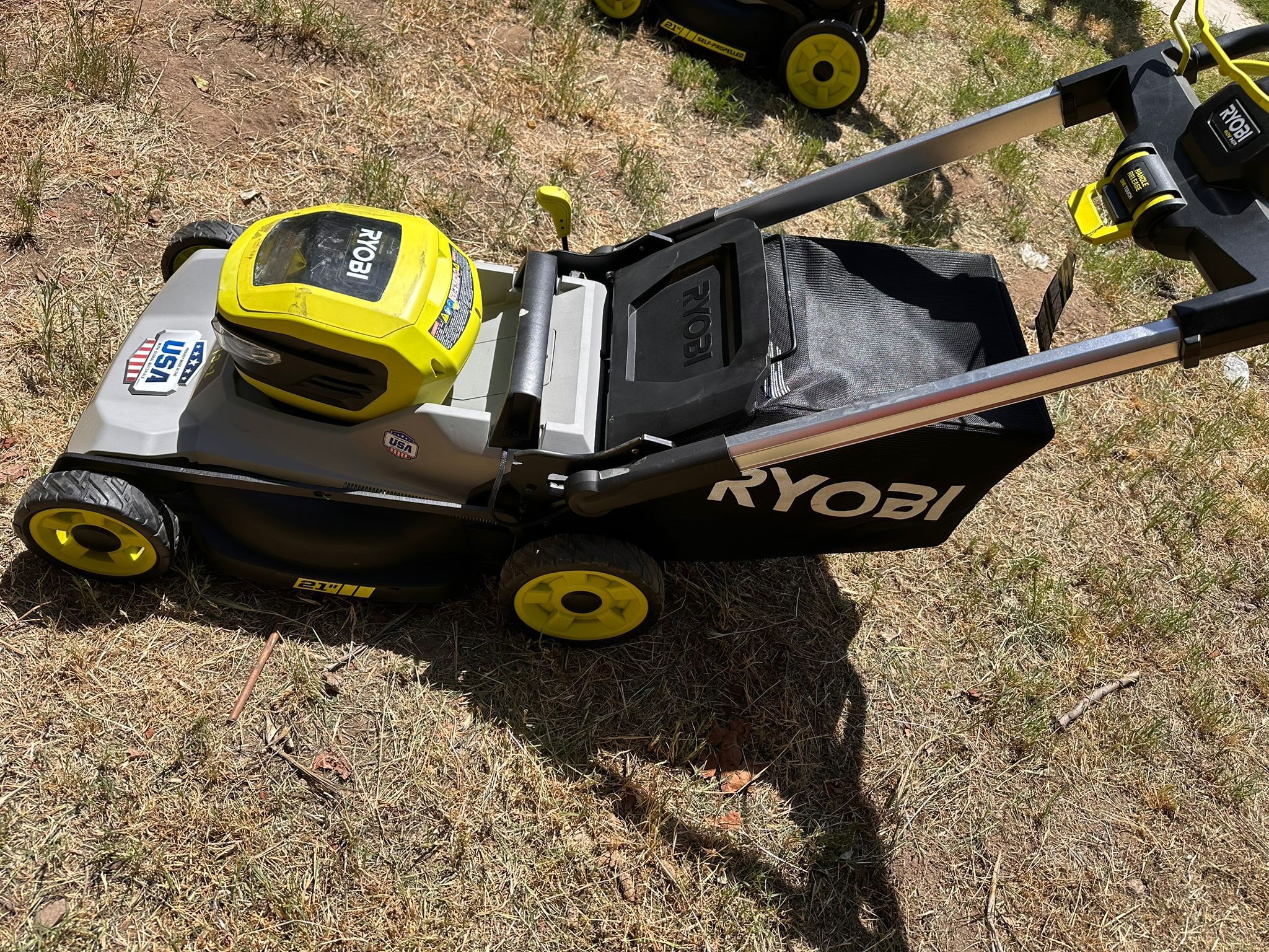 ご注文品　コロンブス準大苗×2 Ryobi 40V HP Brushless 21 in. Cordless Battery Walk Behind Self