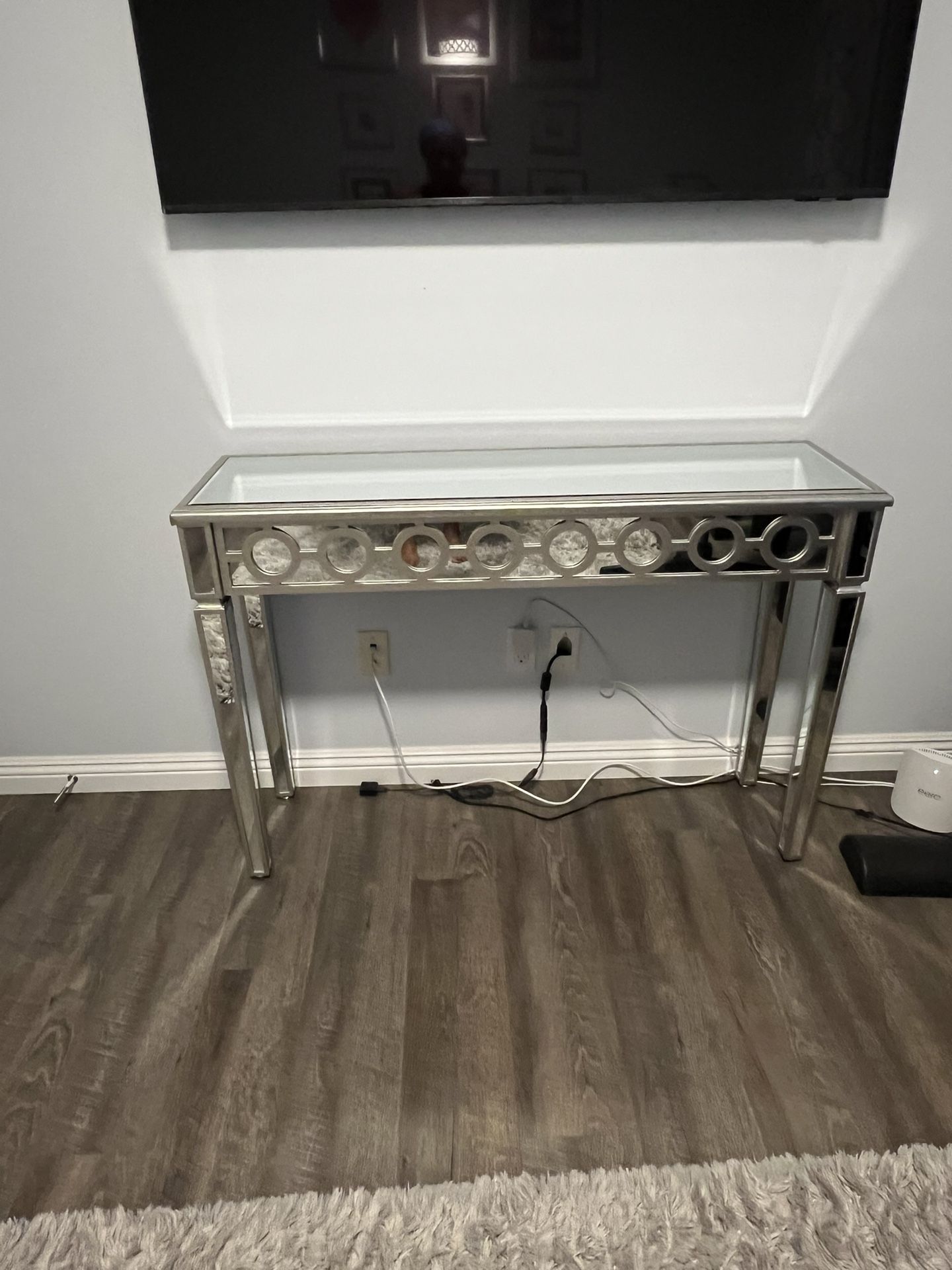 Sofa Table- Mirror Top