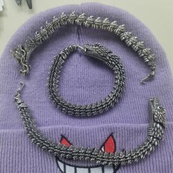 Bracelets Dragon Serpent 8" Stainless Steel Stewart&Nellis Pick Up 