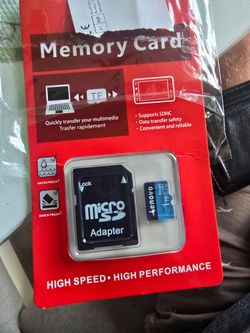 1TB Micro SD Memory Card with SD Adapter – New