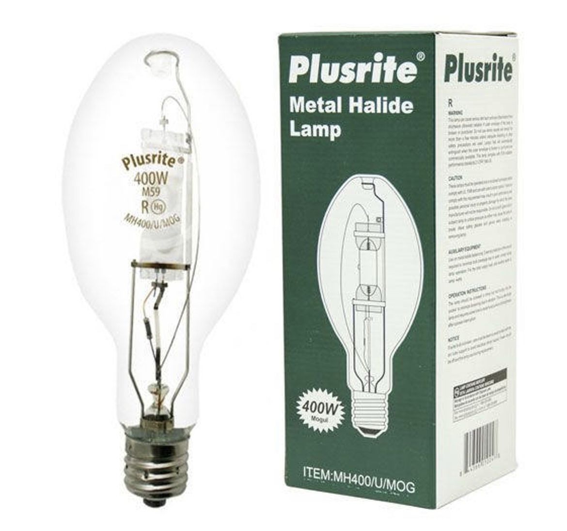 Plusrite MH400/U/MOG 1024 Metal Halide Lamp