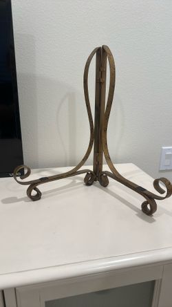 Decorative Metal Tabletop Display Easel – Antique Bronze