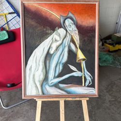 H. Estrada Oil Painting From 1976.