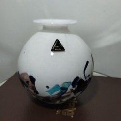 PHOENICIAN - MALTA ART GLASS JAR / VASE 5" 