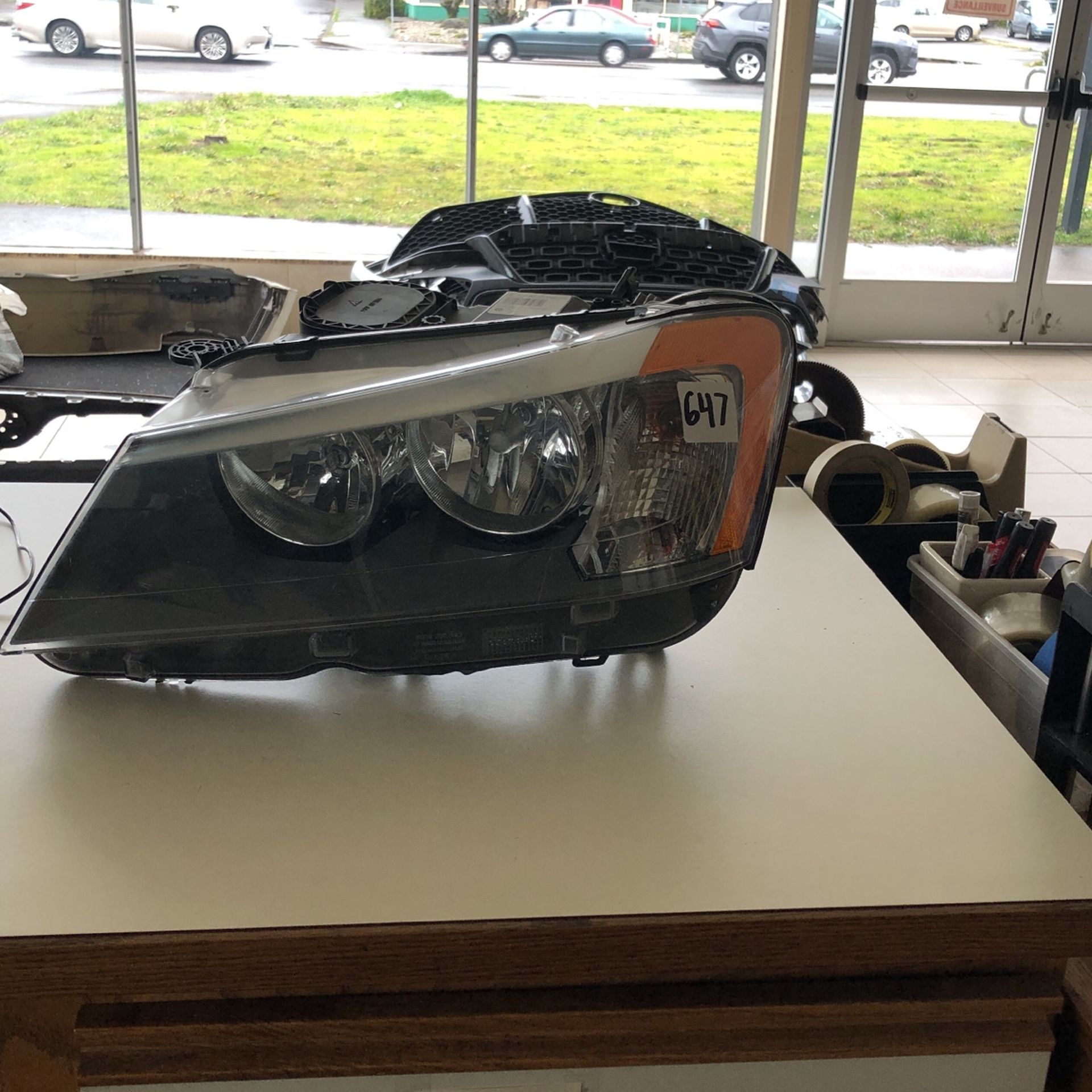 2011 To 2014 BMW X3 Headlight Driver Side Assembly #647