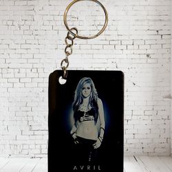 Avril Lavigne Poster Keychain 