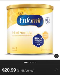 10 Enfamil (regular) 10 Enfamil(Prosobee)
