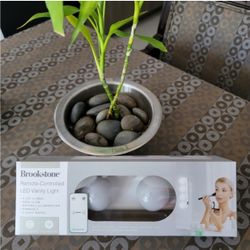 NEW IN BOX BROOKSTONE REMOTE CONTROLLED VANITY LIGHT 