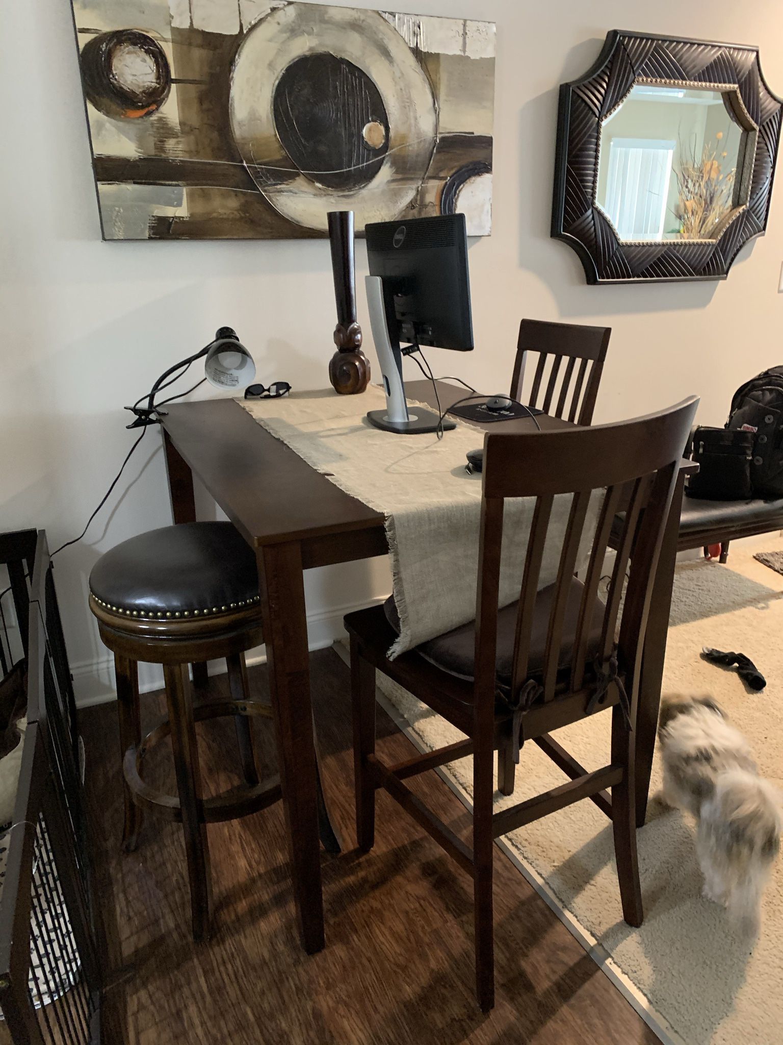 Tall Table Set And Stools