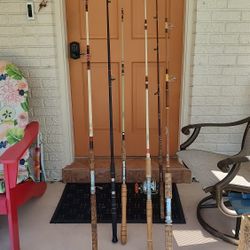 Fishing Gear Poles Rods, & One Penn Reel Package Deal
