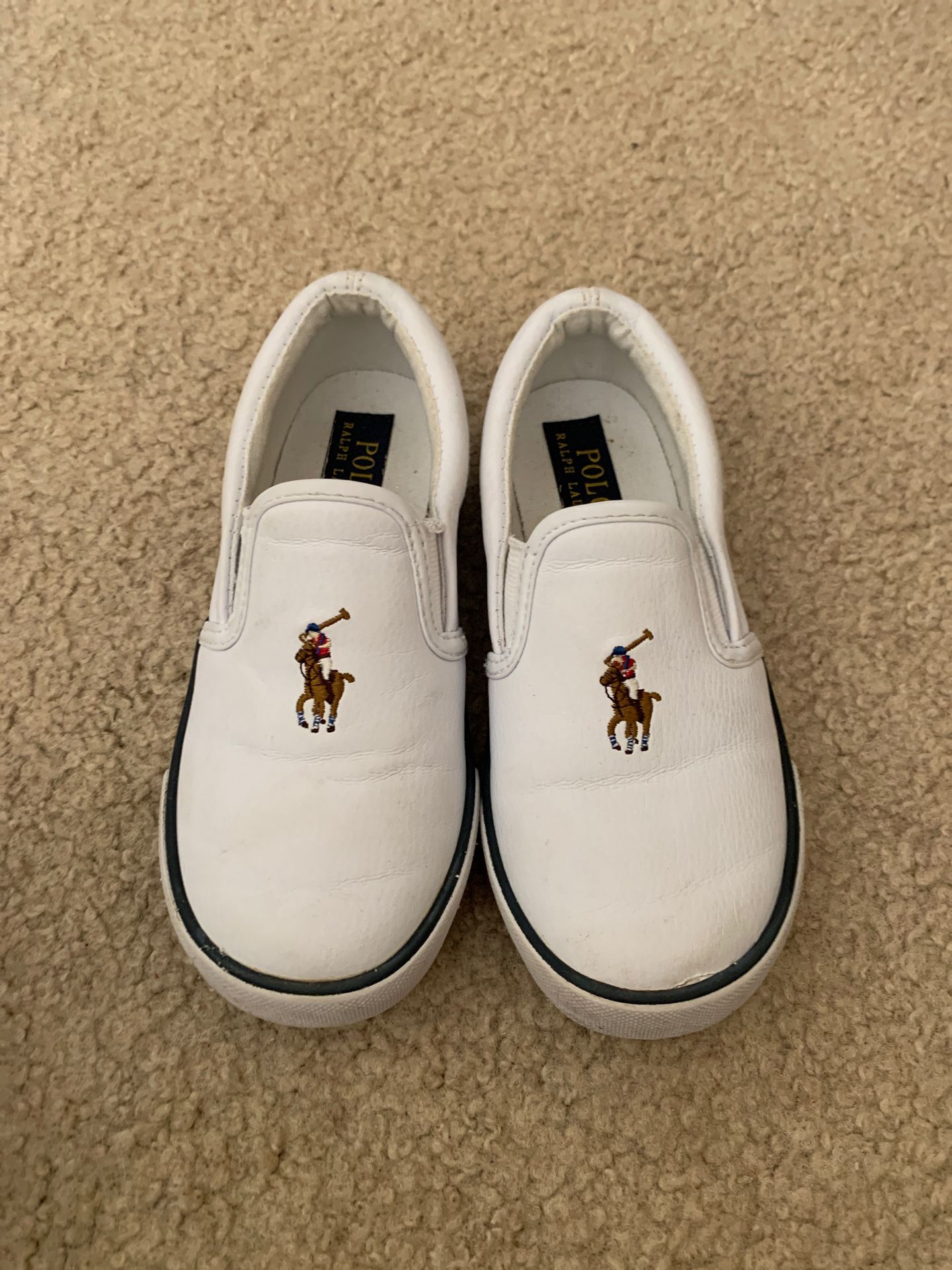 Toddler boys Ralph Lauren Polo shoes Size 12