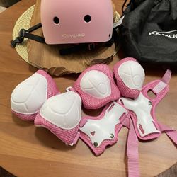 Kamugo Kids Bike Helmet and  Set of Matching Protective Gear