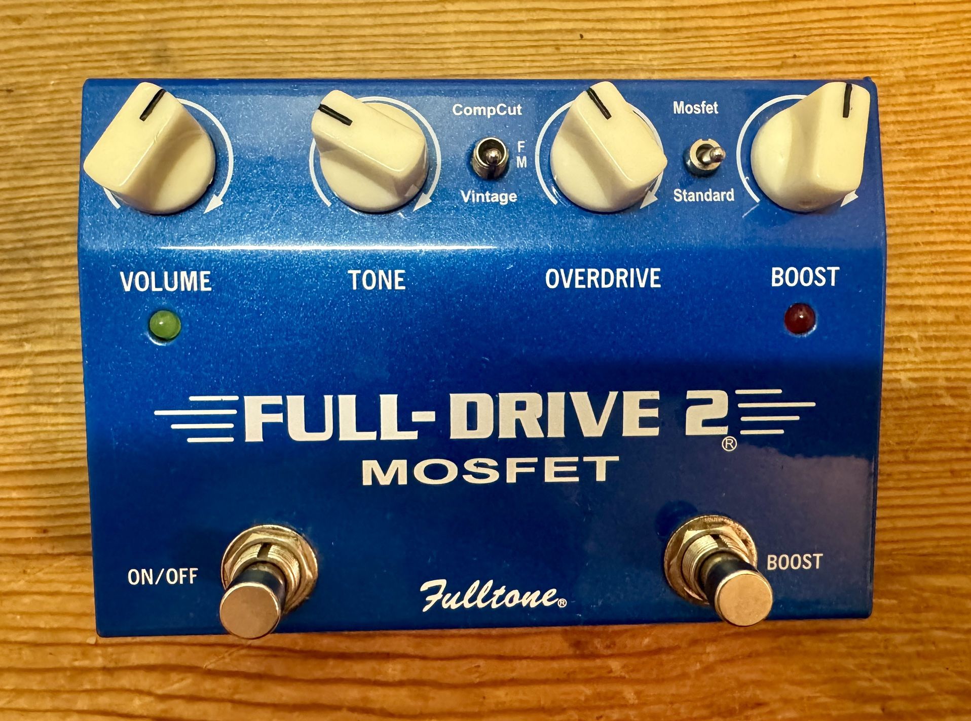 Fultone Fulldrive 2 MOSFET overdrive and boost.