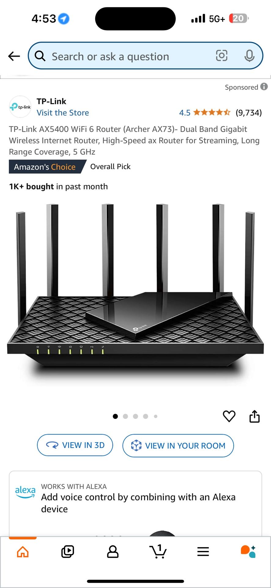 Tplink Ax5400 Router
