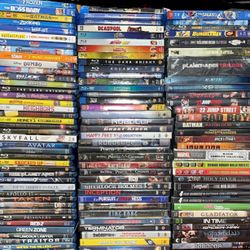 Blurays And Dvds (Read Description)