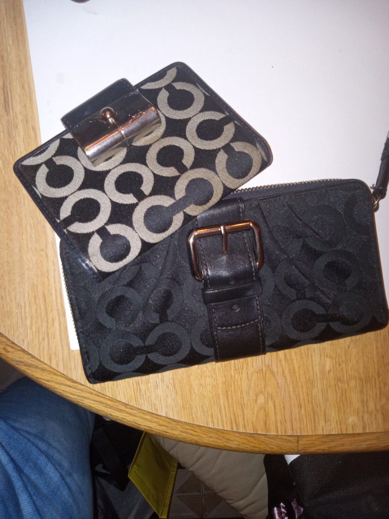 Coach Wallets Both For $35