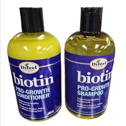 Difeel Biotin Pro-Growth Shampoo & Conditioner Duo -12 oz-FAST SHIPPINGDifeel Biotin Pro-Growth Shampoo & Conditioner Duo -12 oz-FAST SHIPPING.Difeel 