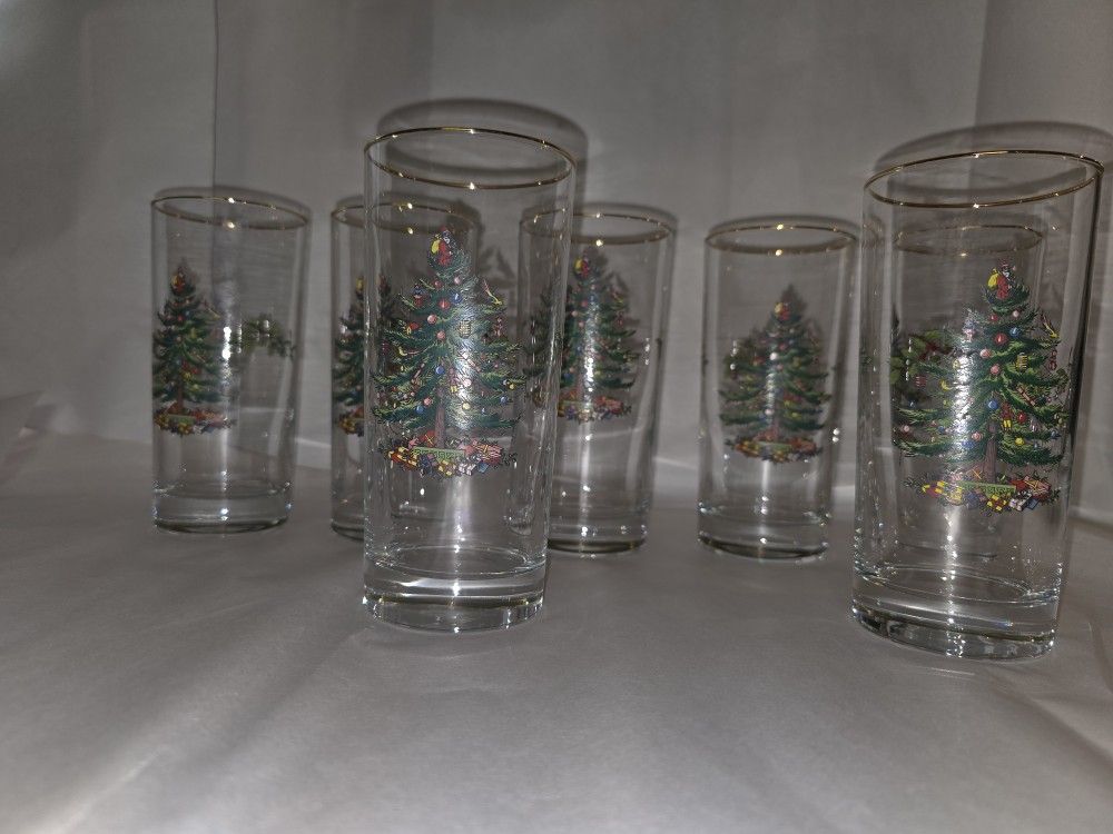 Spode Christmas Tree Glasses