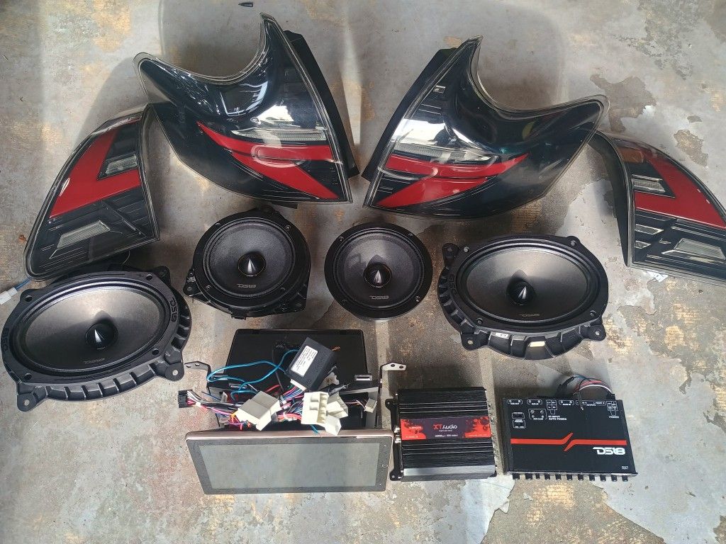 Radio Amp Toyota Venza Aftermarket Sequence Headlight Door Speaker Equalizer Radio Tablet Android 4 Channel Amp