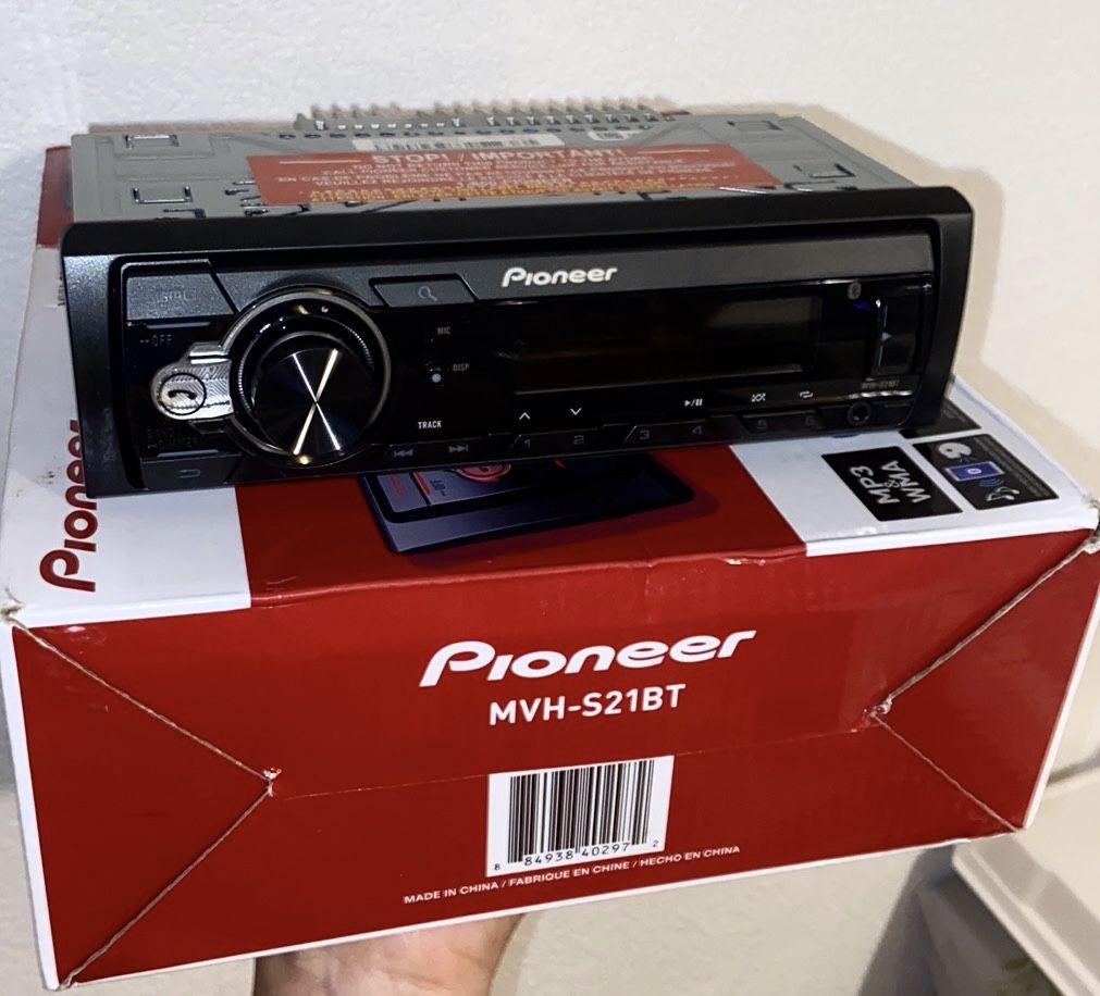 Pioneer MVHS21BT Digital Media Receiver, Single DIN, InDash for Sale