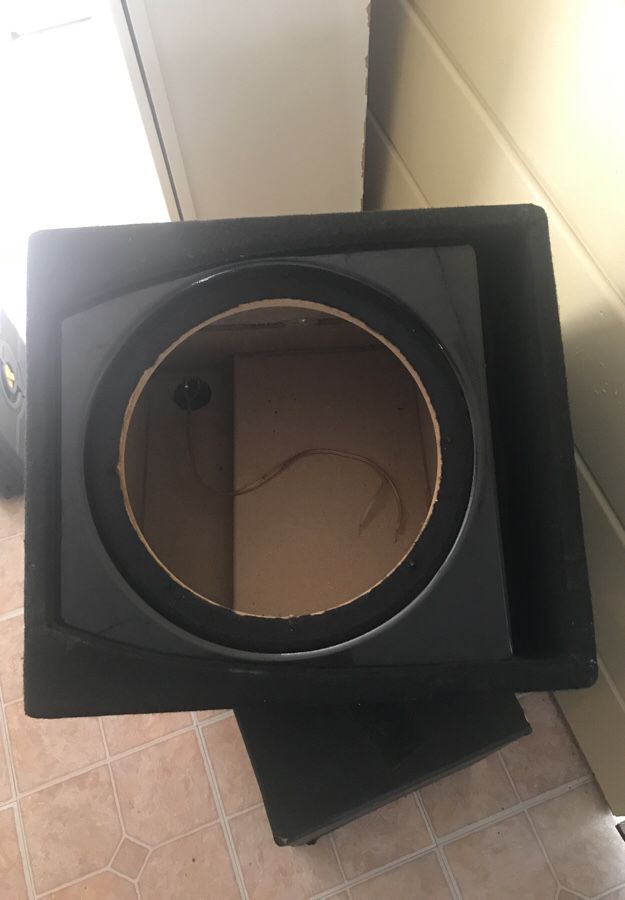 12” ported speaker box
