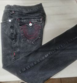 True Religion Men’s "Ricky" SN Flap (Relaxed/Straight Leg) Jeans 34x34