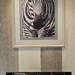 Zebra Print In Frame