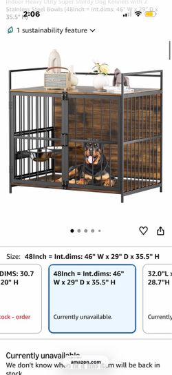 Dog furniture crate