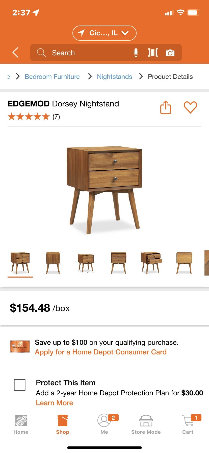 EDGEMOD Dorsey Nightstand