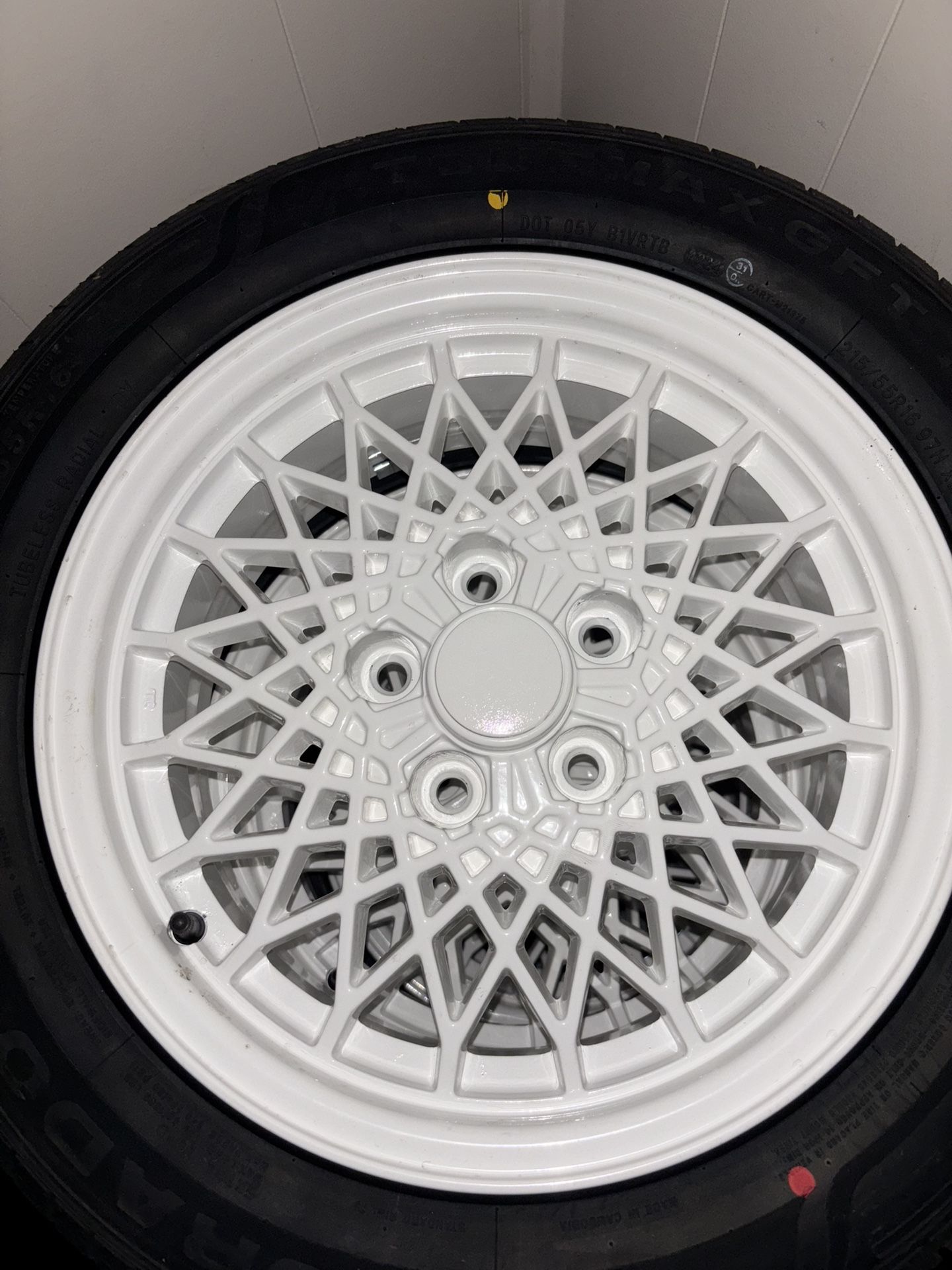 Powder Coated BBS RIMS WITH BRAND NEW TIRES