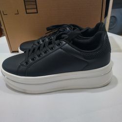 LUCKY STEP Women's Chunky Fashion Sneakers High Platform Rhinestone Butterfly US