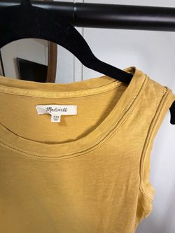 Madewell Mustard Yellow Tank Top XXS