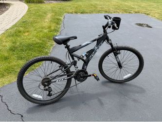 Matte black 21 speed bike