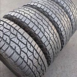 275/70/18 Vendo Un Set De Llantas Marca Cooper Con 80% De Vida Las 4 Incluye Instalación Y Balanceo 💥✅🏁