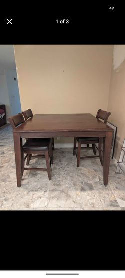 Table and chairs