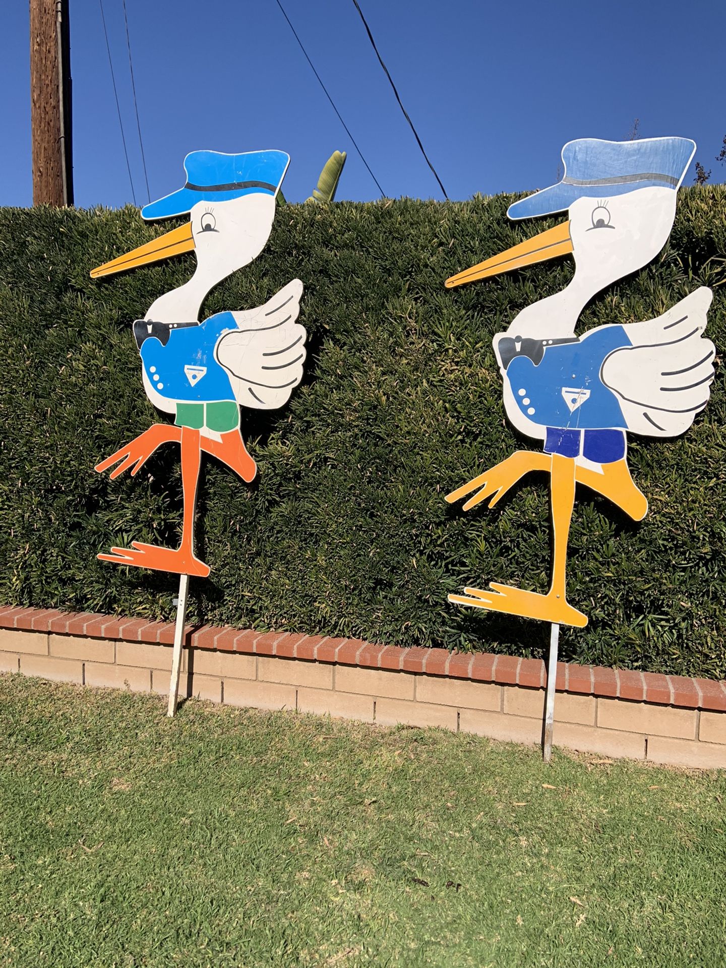 Large Stork Yard Signs (Baby Shower)