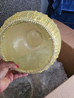 7"wide, 8" height glass sphere bowls