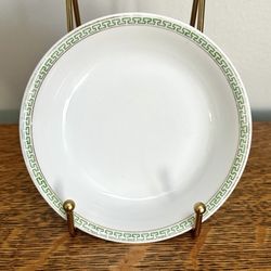 Vintage 1920s Noritake Fine China Bowl - Green, Gold Trim - Made in Japan - 5.25"