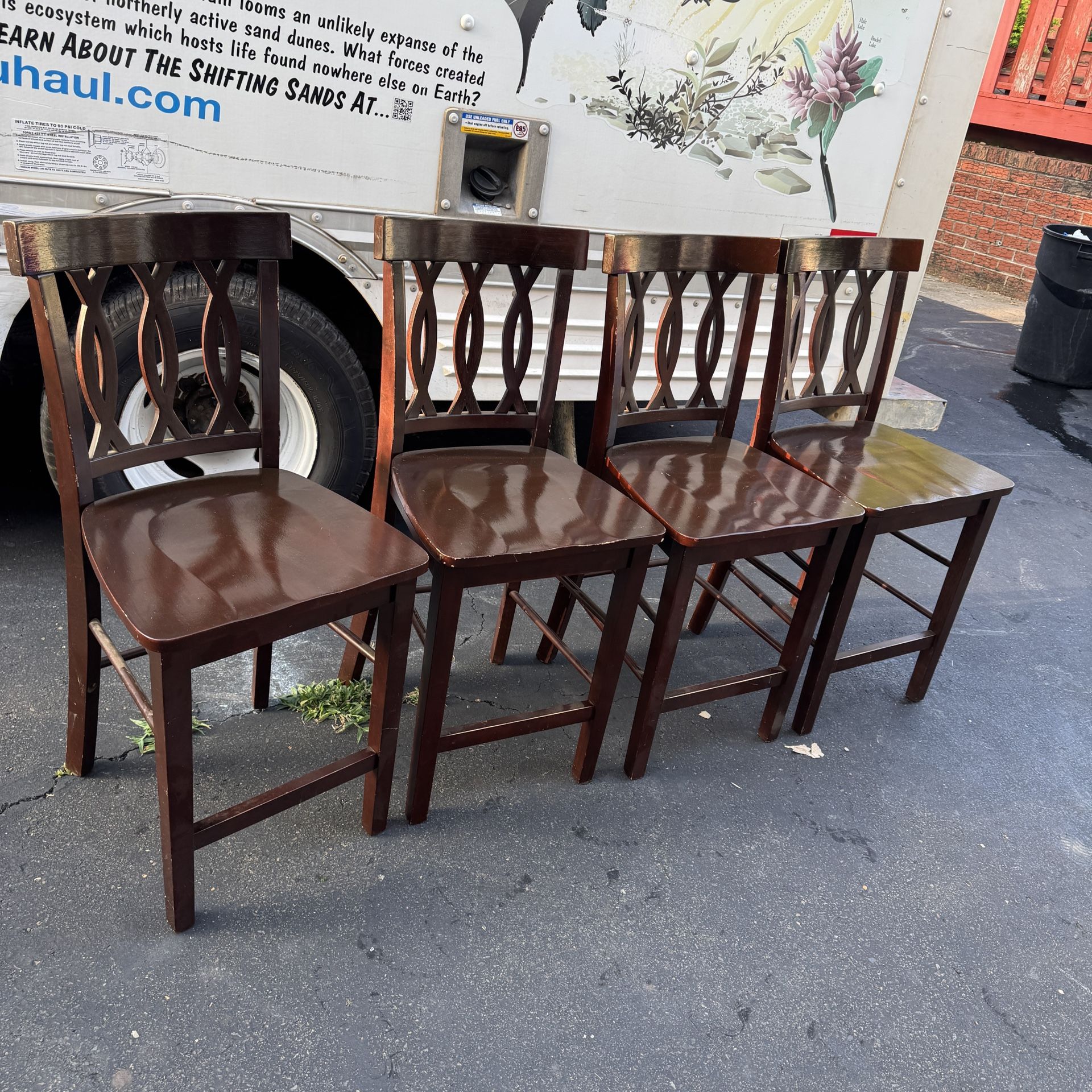 Dining Wooden Chairs Set Of 4