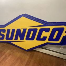 Plastic Sunoco Sign