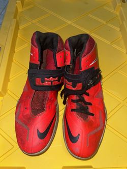 Nike Lebron Soldier VII 7 ‘Bright Crimson’ Shoes Men’s Size 11 Red