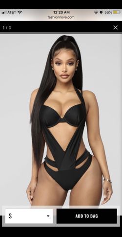 Fashion Nova Black Swimsuit