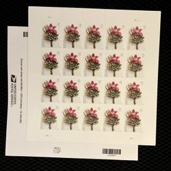 1000 Contemporary Boutonniere Self-Adhesive Forever Stamps 50 Booklets of 20 1000 stamps