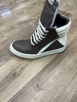 Rick Owens Brown Sneakers 
