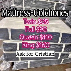 New Mattresses  Twin mattress Full mattress Queen mattress  King mattress  Colchones nuevos  Beds 